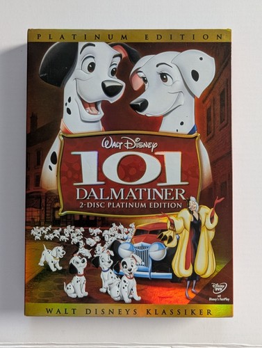Disney dvd set 101 dalmatiner - disney,